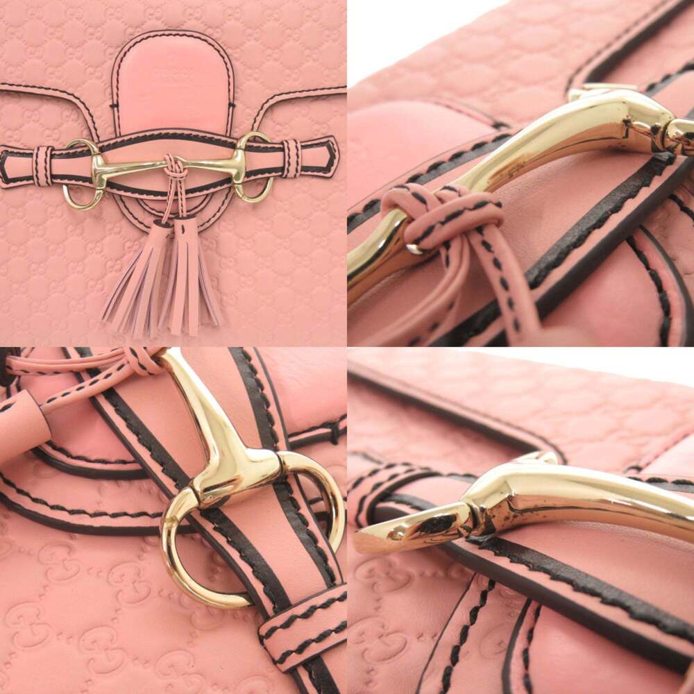 GUCCI Authentic Pink Leather Shoulder Bag - Picture 10 of 10